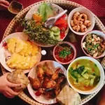 Typical Thai Foods with a Variety of Dishes Rich in Flavor